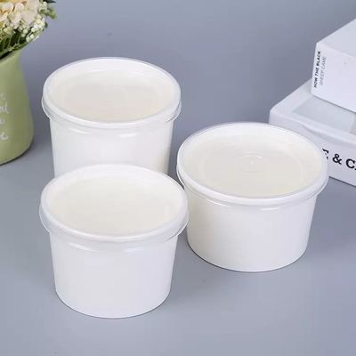 las tazas de papel impresas disponibles de alta calidad de encargo del postre 9oz ruedan la taza de papel para las bebidas del helado