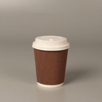 Tazas de café de papel disponibles degradables de diverso tamaño para la consumición caliente