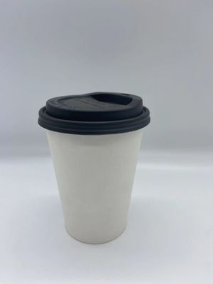 envase de una sola capa disponible del café de las tazas de papel de la capa de 12oz PE