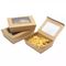El PE cubrió 2 capas Eco que rueda el papel amistoso de 20oz Kraft caja de los alimentos de preparación rápida se lleva la caja de embalaje del papel de la galleta del sushi de la ensalada