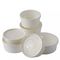 cuenco de papel disponible de impresión blanco de la categoría alimenticia 26oz para la taza de papel biodegradable del helado y del yogurt congelado con la tapa