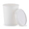 El PLA disponible cubrió los cuencos de sopa de papel disponibles degradables 44oz