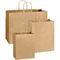Bolsa de papel reciclable de Kraft con las bolsas de papel que hacen compras reutilizables torcidas de la manija