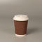 Tazas de café de papel disponibles degradables de diverso tamaño para la consumición caliente