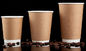 Las tazas de café de papel del hueco de la capa doble espesaron las 8 onzas disponible a 22 onzas