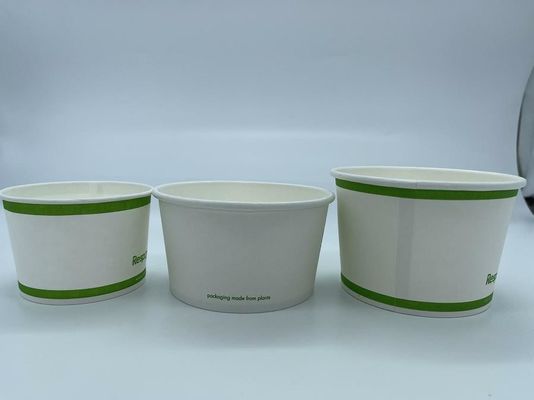 El cuenco de sopa disponible biodegradable de encargo del acondicionamiento de los alimentos modificó para requisitos particulares impreso