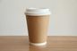 Taza doble disponible biodegradable de encargo de papel del café de la pared de las tazas de papel de 6oz 8oz 9oz 12oz 16oz Kraft