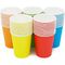 Tazas de café de papel disponibles biodegradables 32oz del arreglo para requisitos particulares del color