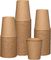 Tazas de café disponibles biodegradables líquidas del envase de papel de Kraft para los restaurantes, los Delis, y los cafés