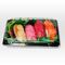 Llévese el empaquetado disponible del envase de comida de las bandejas del sushi del envase del sushi