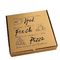 La caja de embalaje de la pizza del papel acanalado reutilizable crea el 16in para requisitos particulares