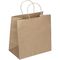 Bolsas de papel reciclables de capa ULTRAVIOLETA de Kraft de 125 gramos para el embalaje que hace compras