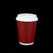 Cambio de signo de papel disponible del café rojo abonable con la tapa para las bebidas calientes