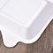 Bandeja del papel cuadrada de la categoría alimenticia, placas de papel biodegradables disponibles del FDA